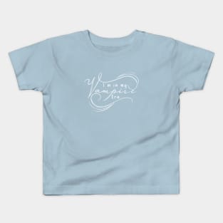 Vampire Era Elegant Calligraphy Kids T-Shirt